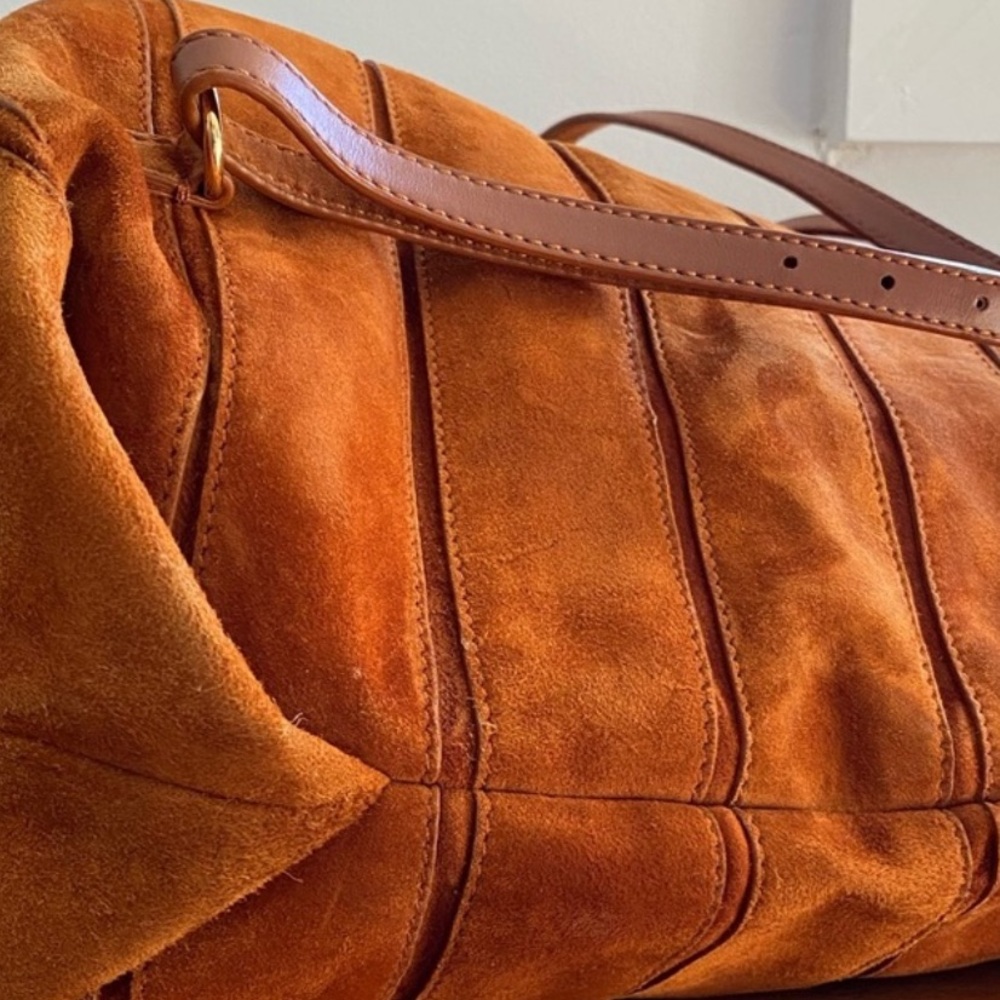 Khaite Iris Suede Backpack EUC - Picture 6 of 10